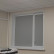 Кассетные рулонные шторы UNI 2 с тканью ПЛЭЙН BLACK-OUT DBL серый в офис_1852.